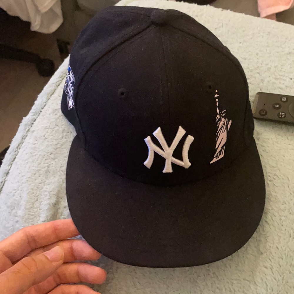 Yankee hat pink bottom
